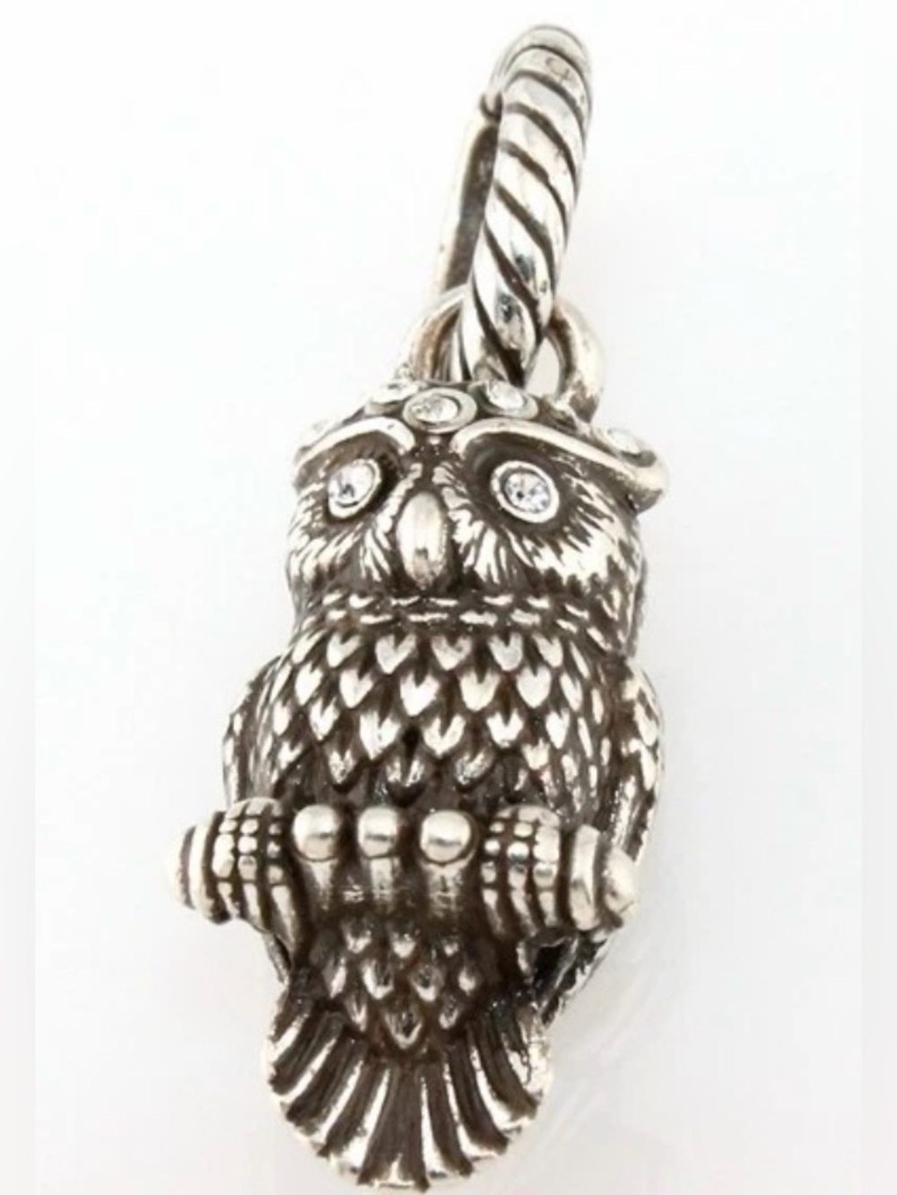 🦉 BRIGHTON Silver Owl Charm Pendant! CUTE 👩🏼‍🎓 #Graduate #Owl